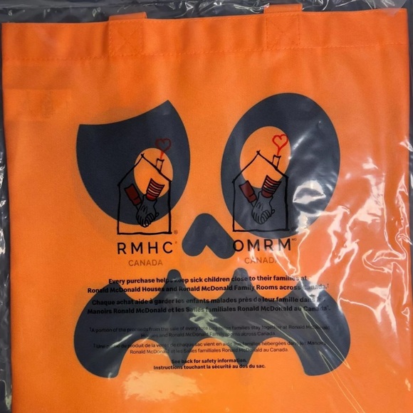 4 McDonalds Tote Bags Halloween 2023 Canada Exclusive - NEW - Picture 3 of 5